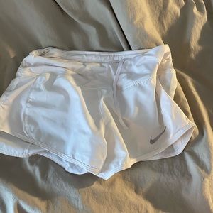 white nike short